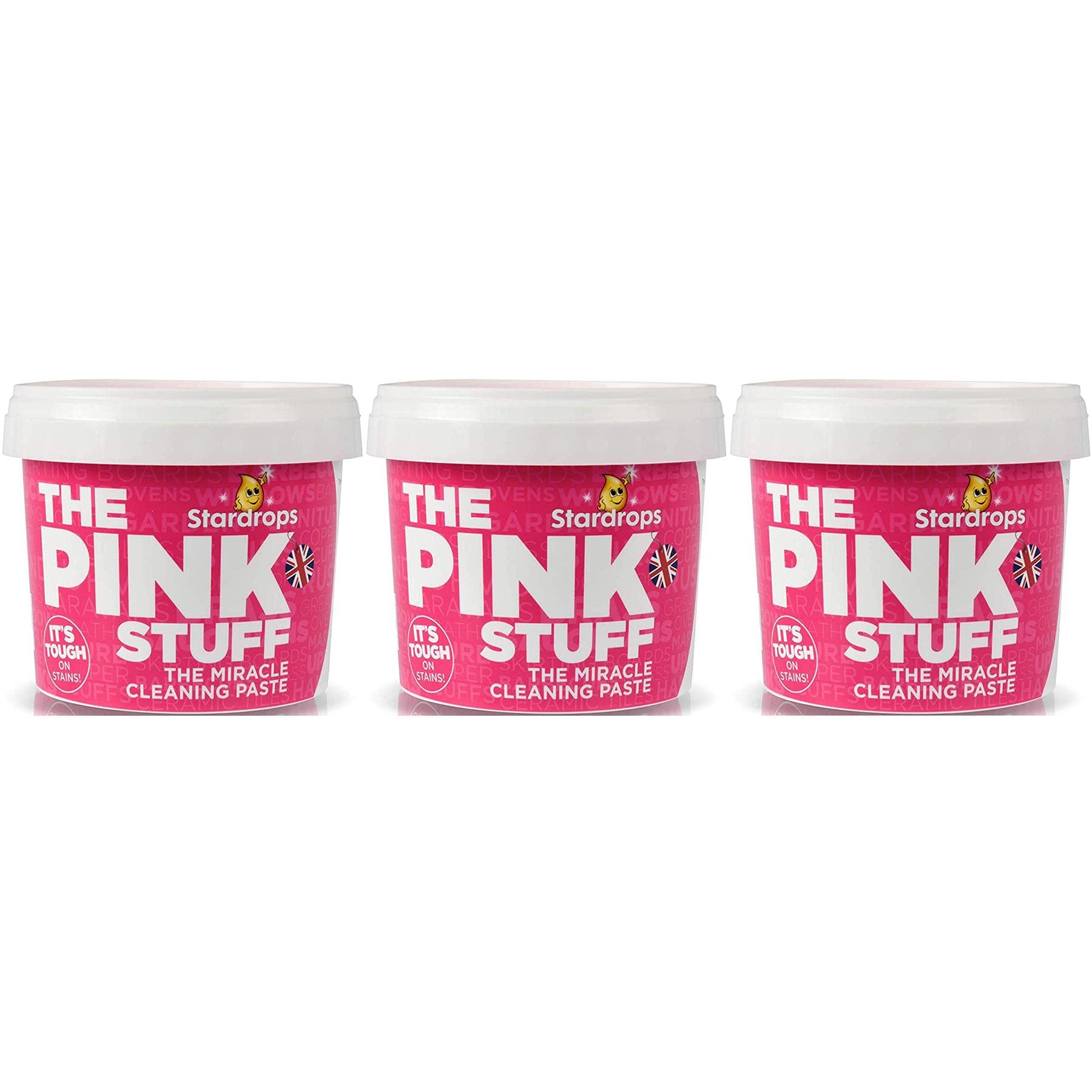 3 x Marys The Pink Stuff The Miracle Paste All Purpose Multi Cleaner 500g Tub