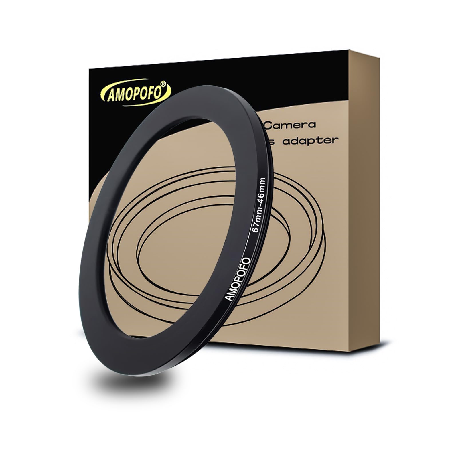 67mm to 46mm Step-Down Ring Filter adapter/67mm to 46mm Camera Filter Ring for 46mm UV, ND, CPL Filter,Step-Down Ring(67mm-46mm) — image 1
