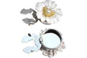 Pearl Flower Button Covers, Shirt Button Covers, Flower Shaped Cufflink Pearl Accessories for Women Men Clothes Blouses Shirt