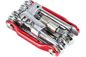 11-in-1 Bike Multifunction Multi Repair Tool Kit,Bike Multi Tool Tools,Bike Multitool with Chain Tool Repair Tool Bike Pocket