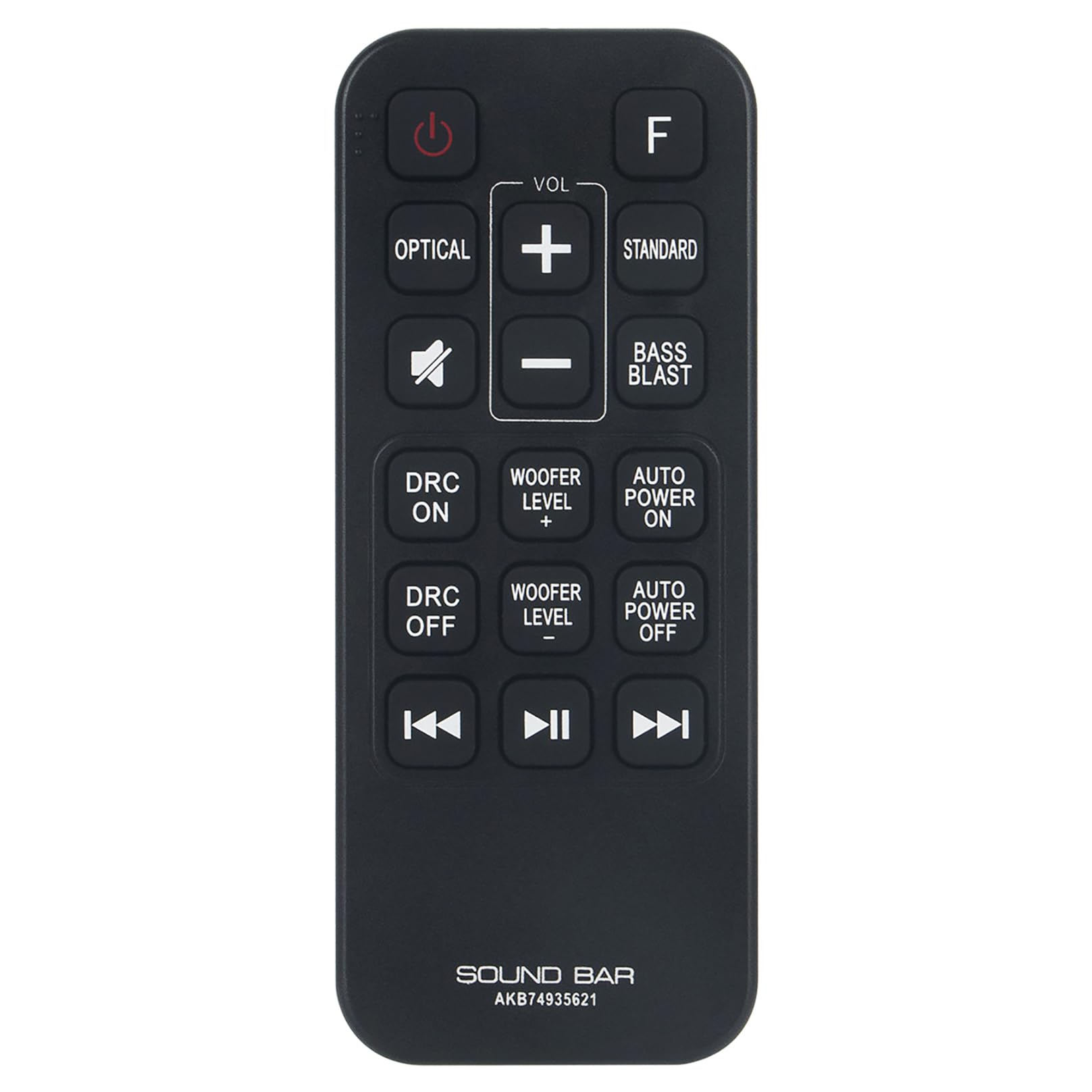 ALLIMITY Remote Control Replacement fit for LG Sound bar AKB74935621 SJ2 SJ2.DEUSLLK SJ2.AEUSLLK