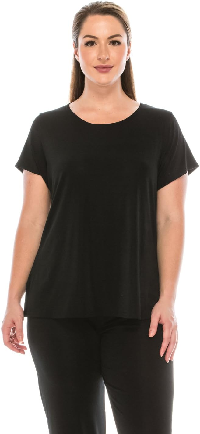 Jostar Women's Stretchy New Big Top Short Sleeve