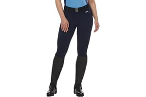 Kerrits Women's Coolcore Full Leg Grip Horse Riding Tights – Cooling Equestrian Leggings, Silicone Grip, Pockets
