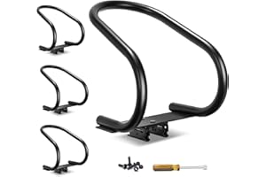 TOBUMO 4 Pack E Track Wheel Chock-E-Track Accessories for Enclosed Trailer-E Track Motorcycle Wheel Chock for Trailers for etrack System for Enclosed Trailer Hold Dirt Bike, Motorcycle Tire for Garages