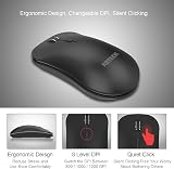Arteck 2.4G Wireless Keyboard and Mouse Combo Stainless Steel Ultral Slim view 3
