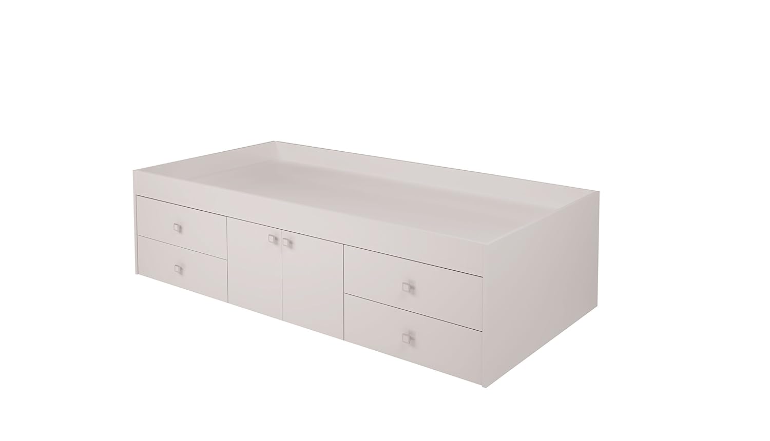 Polini Kids 0001411 9 Simple 3100 Cabin Bed With 4 Drawers White