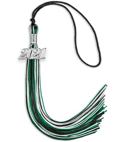 Endea Graduation Tassel With Pink Rhinestone 2026 Charm – Single Color, 9 Inch