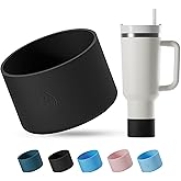 REUZBL Silicone Bottle Boot Sleeve for Stanley Tumblers 20-40oz, Hydro Flask Tumblers, Simple Modern Tumblers, Iron Flask Tumbler, Similar Tumblers, Tumbler Water Bottle Accessory