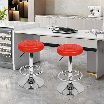 Mingone 360° Drehbar Barhocker Set Tresenhocker Höhenverstellbar mit