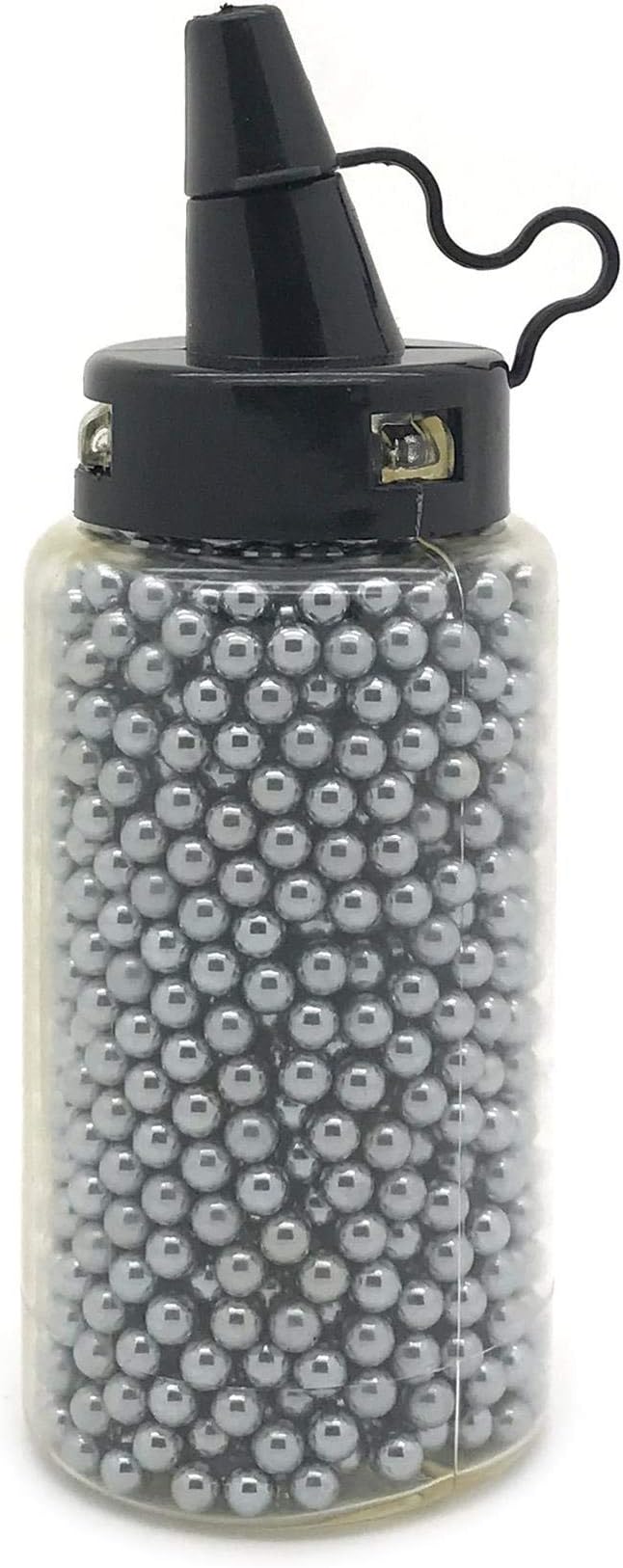 HUNTSMAN Huntex 4.5mm (.177) Steel BB's Air gun Refill Bottle High Accuracy Premium Quality (1,500 Rounds - Bottle - 0.36g)