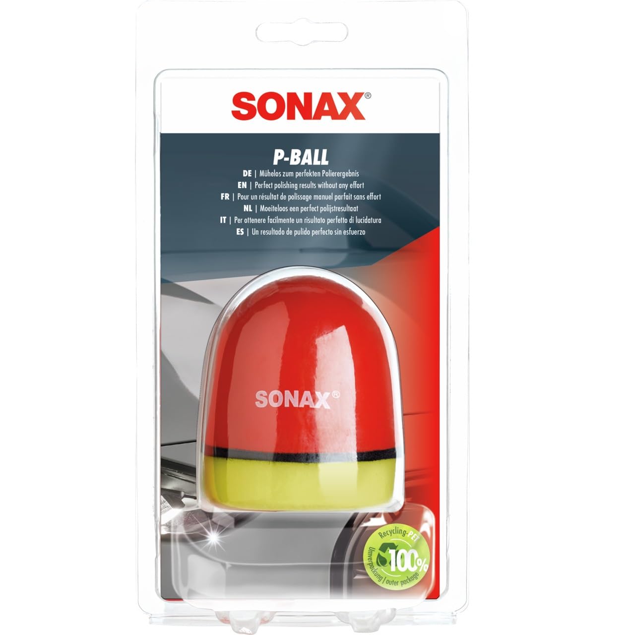 SONAX P-Ball (1-Piece) Perfect polishing results without any effort | Art-Nr. 04173410