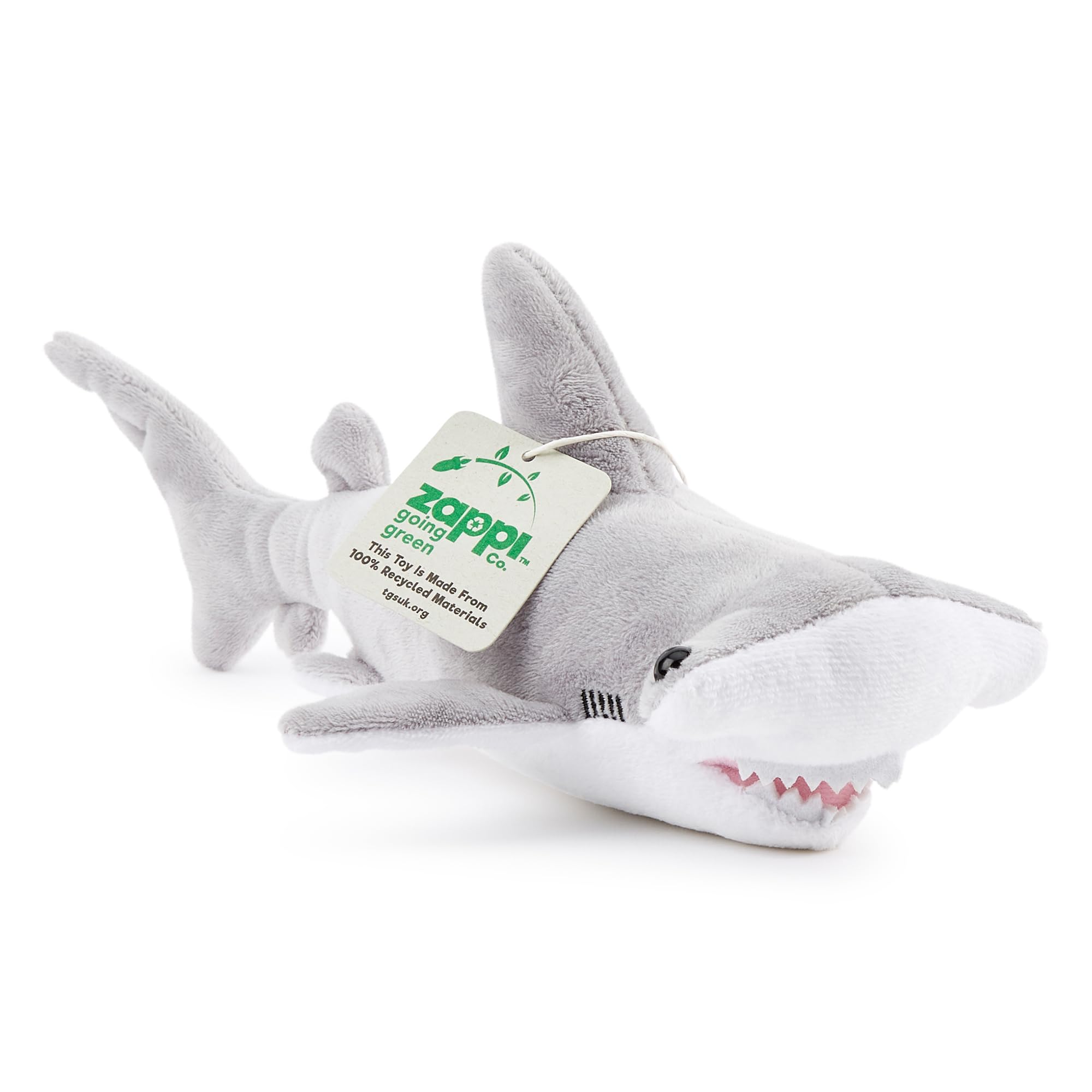 Zappi Co Ultra Soft Hammerhead Shark Plush Toy (26cm Length) - 100% Recycled, Eco-Friendly, Newborn Gift, Realistic Lifelike โ image 1