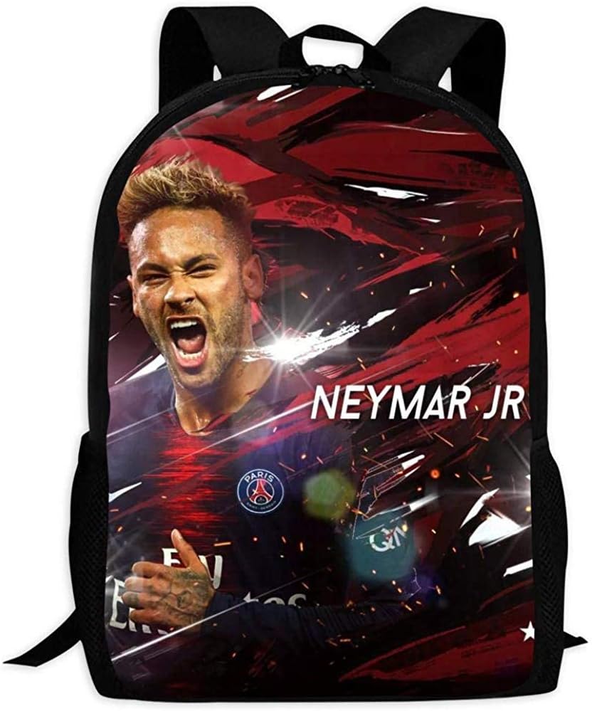 hengshiqi Backpack, Durable Bag,Football Neymar Jr Backpack Fashion School Bag for Adult