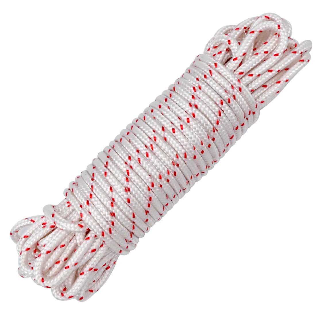 LICQIC 10 Meters 4.0mm Recoil Starter Rope Pull Cord, Rotavator Pull Cord, Lawn Mower Pull Cord for Chainsaw Lawn Mower Trimmer