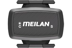 MEILAN C1 Bike Speed Cadence Sensor for Cycling, Bluetooth ANT+ Bike RPM Sensor Wireless Bicycle Sensor Compatible with Bike Computer, Sport Watch, Cycling APP