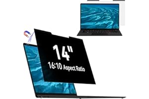 Mamol Magnetic Laptop Privacy Screen 14 inch ,16:10 Aspect Removable Anti Glare Protector Blue Light Privacy Screen Filter,Filter Shield Compatible with HP/Dell/Acer/Asus/Samsung/Lenovo/Thinkpad Envy