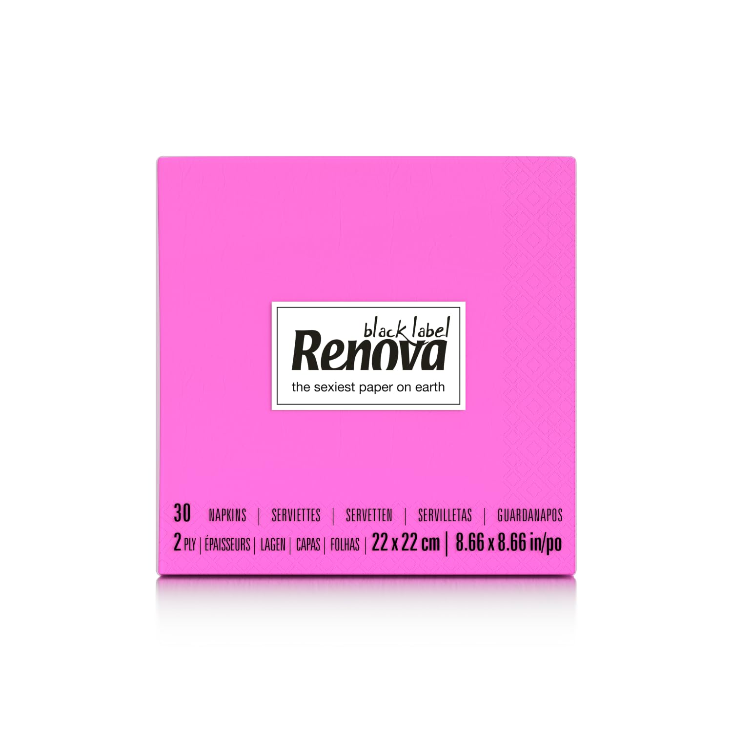 Renova Paper Napkins Fuchsia – 30 Cocktail Napkins