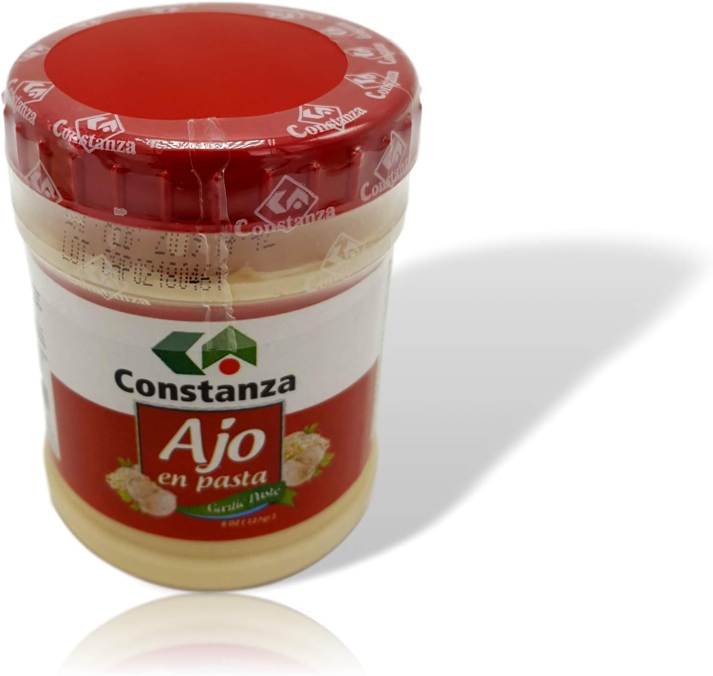 CONSTANZA Garlic Paste Ajo en Pasta in plastic Jar (4.5 oz)