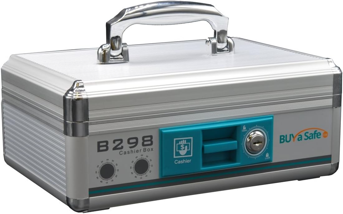 BUYaSafe Aluminum Cash Box B298