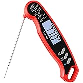Searon Meat Thermometer,Digital Food Thermometer with Instant Read Out,Backlight and Waterproof,Kitchen Thermometer for BBQ G
