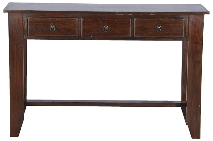 Glow Homes Dressing Tables & Commodes (Lacquer Finish, Walnut)