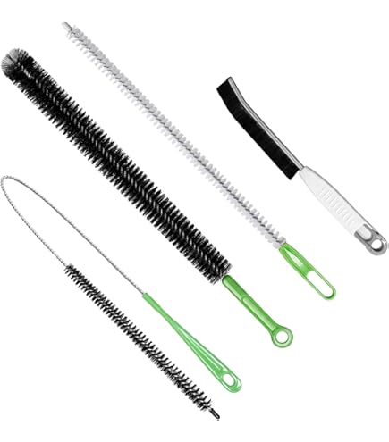 4pcs Flexible Cleaning Brush Set For Dryer Vents, Fridge