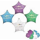 ElodieAu 16pcs Eid Mubarak Candy Boxes, Al-adha Star Storage Case Set Chocolate Paper Box, Islam Muslim Gift Boxes for Festival Tray Party Supplies Decorations