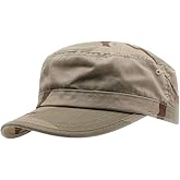 The Vintage Year Washed Cadet Cotton Twill Adjustable Military Radar Caps