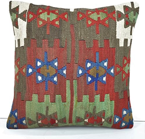 Kilim Pillow Cover, Kilim Pillow, Turkish Pillow, Bohemian Pillow, Kilim Cushions, Moroccan Pillow, Turkish Kilim, Decorative Pillows, Wool Pillow, tp2001