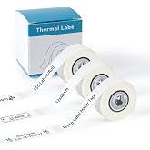 3-Rolls Compatible with NIIMBOT D11 Label Maker Tape | 12x40mm (0.47"x1.57") ,Self-Adhesive Tag Replace for D11/D110/D101 Maker for Home/Office/School, 155 Labels/Roll, White