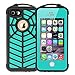 SPIDERCASE iPhone 5/5S/SE Waterproof Case, Full Body Protective Cover Rugged Dustproof Snowproof Waterproof Case with Touch ID,NOT for SE 2020 4.7 INCH Teal