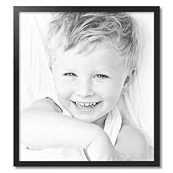 ArtToFrames 29x32 Inch Black Picture Frame, This