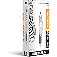 Zebra Pen Sarasa Dry X30 Retractable Gel Pen, Fine Point, 0.5mm, Black Ink, 12-Pack