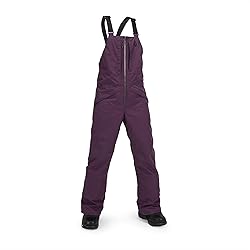 Volcom Boys Barkley Ins Bib Overall Blackberry