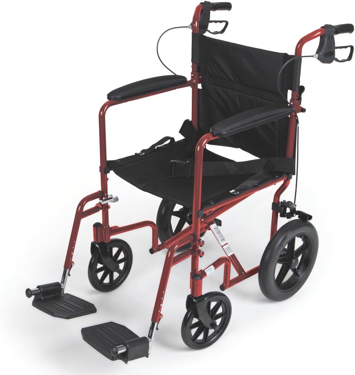 Deluxe Aluminum Transport Wheelchair