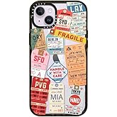 CASETiFY Impact iPhone 14 Plus Case [4X Military Grade Drop Tested / 8.2ft Drop Protection] - AirTags - Glossy Black