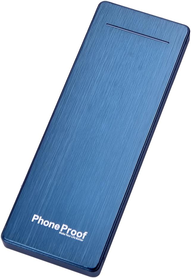 PhoneProof 9000mAh Portable Phone Charger & External Battery Backup - Rechargeable Travel Power Bank Aircraft Grade Aluminum Case for Apple iPad Air iPhone iPod Android Samsung Galaxy Note Nexus HTC GoPro Hero GPS Camera & More (tarnish)