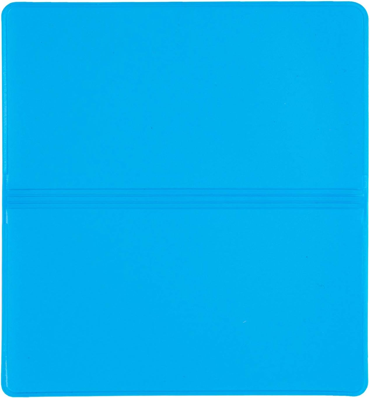 Sky Blue Vinyl Checkbook Cover, Top Tear Personal Vinyl Checkbook Cover: Office Products