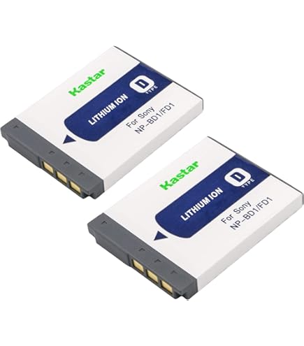 Amazon.com : Kastar Battery Replacement for Sony NP-BD1, NP-FD1