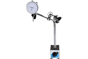Dial Test Indicator DTI Gauge & Magnetic Base Stand Clock Gauge TDC TE107TE108