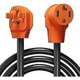 LudoPam 14-30P to 14-30R. 10-Foot Dryer Cord, 120/240 Volts, 30 Amps, Suitable for RV/2 Level Car Charging