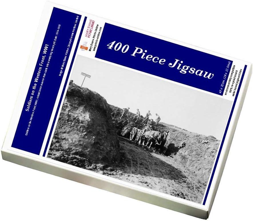 Media Storehouse 400 Piece Puzzle of Soldiers on the Western Front, WW1 (14225524)