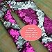 Mermaid Bracelet - 2 Color Reversible Sequin Bracelets - Magic Party Supplies Favors Slap Bracelet for Women, Girls and Kids. (Sliver-Rose)