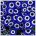 SimingD -Blue Daisy Seeds Potted Blue Daisy Garden Plants Perennials 50 Pieces / 1 Bag