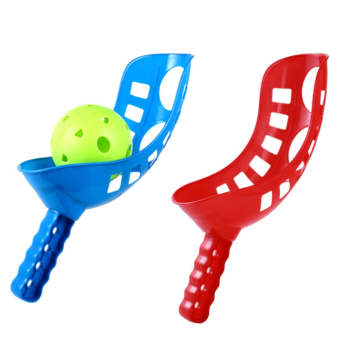 Toddmomy Scoop and Toss Scoop Ball Set Scoop Ball Game Outdoor Sports Yard Park Beach Game for Children Adults