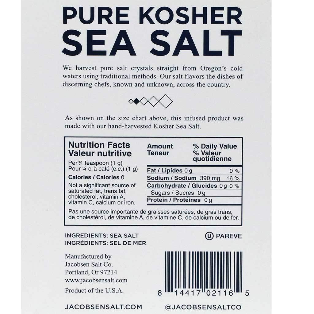 Pure Kosher Sea Salt, 1 Pound, Jacobsen Salt Co., 2 Pack Bundle