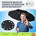 Unbreakable Double Canopy Construction with Teflon Coating Auto Open Close Button (black)