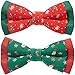 Blueberry Pet Box with Pack of 2 Handmade Dog Cat Bow Tie, Stay Festive Bowtie Set, 4