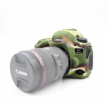 1 funda protectora de silicona para cámara Canon EOS 6DII 6D2 6D ...
