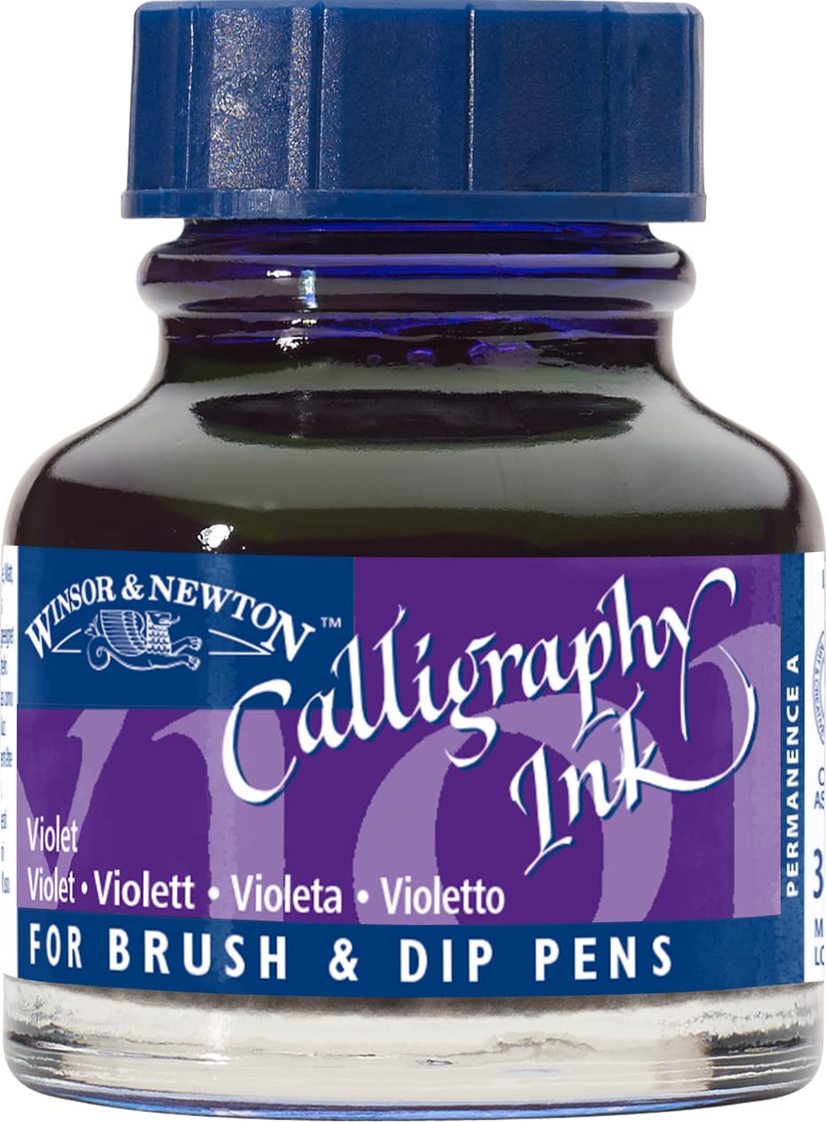 Winsor and Newton Calligraphy Ink 30ml 688 Violet (Bttl)